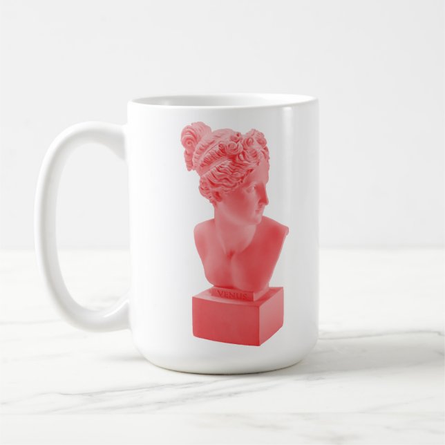 Caneca De Café Busto Fucsia Vênus (Esquerda)