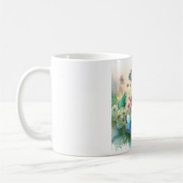 Caneca De Café Butterflies in the Meadow REF261 - Watercolor by J