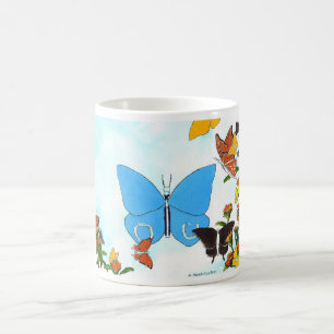 Caneca De Café Butterfly Collage Coffee Mug