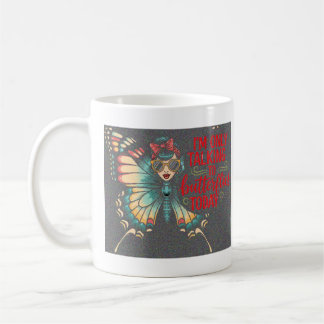 Caneca De Café Butterfly Girl - Only Talking to Butterflies