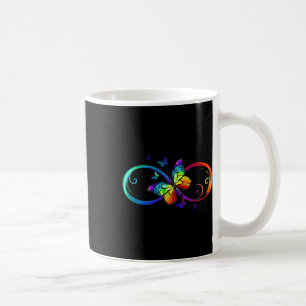 Caneca De Café Butterfly Infinity Símbolo Arte Autismo Sensibiliz