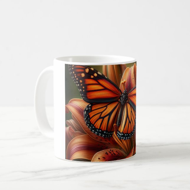 Caneca De Café Butterfly Love (Frente Esquerda)