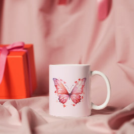 Caneca De Café Butterfly Love | Cores d'água | Feminina