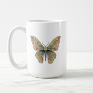 Caneca De Café Butterfly Outline Classic Mug - 15 oz