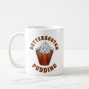 Caneca De Café Butterscotch Pudim Cream Comida Meridional