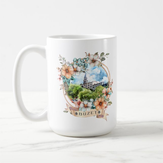 Caneca De Café Buzet Croácia (Esquerda)