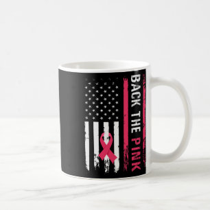 Caneca De Café Byck Fita Cor-De-Rosa Bandeira Americana Cancer A