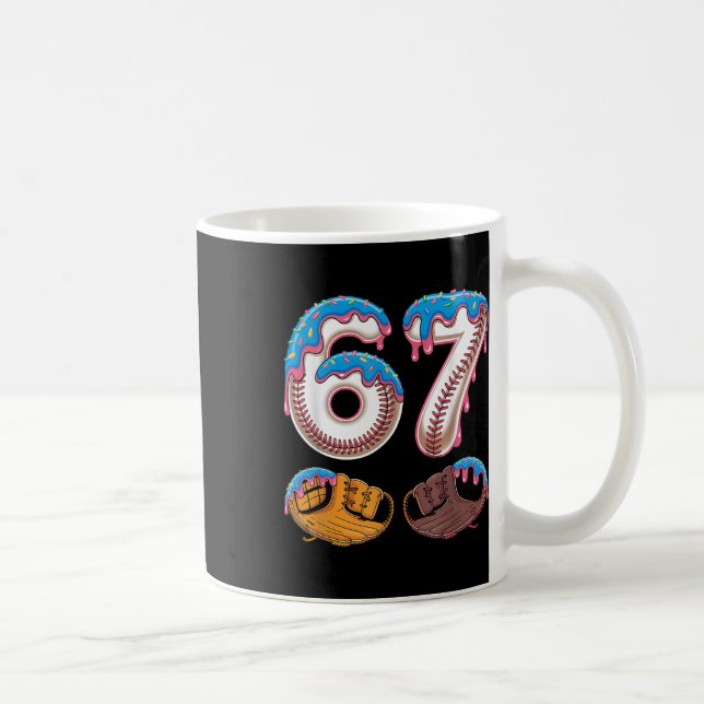 Caneca De Café Bysebyll 67 - Gotejamento de Sorvete 67 Meme Diver (Direita)