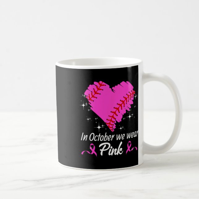 Caneca De Café Bysebyll Em Outubro Vestimos O Cancer Rosa Awa (Direita)