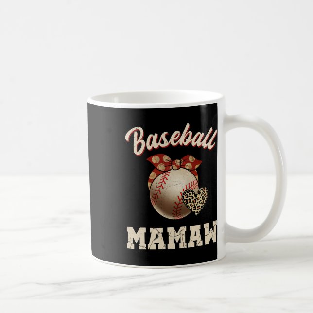 Caneca De Café Bysebyll Mamaw Byndana Leopard Ventiladores de cor (Direita)