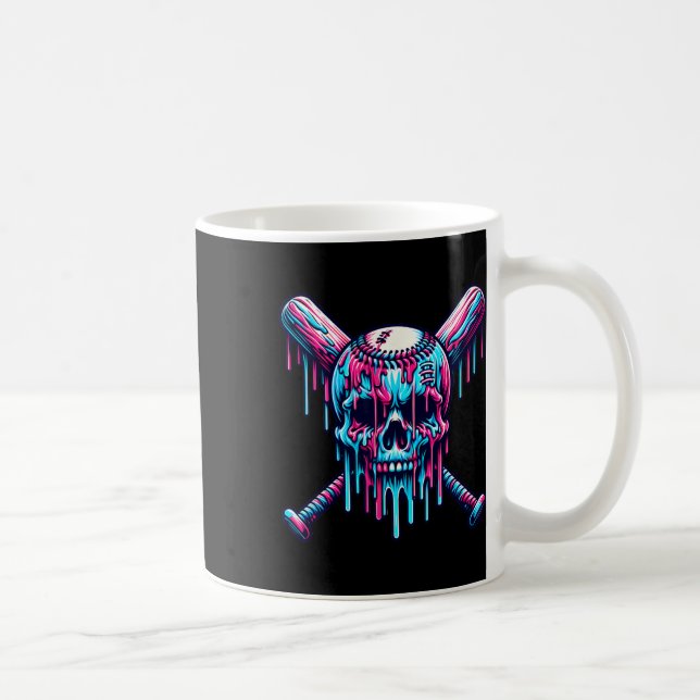 Caneca De Café Bysebyll Skull Drip Bysebyll Drip Bysebyll Sorvete (Direita)