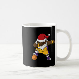Caneca De Café Bysketbyll Black Dabbing Santa Claus afro American