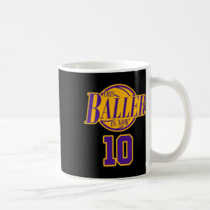 Caneca De Café Bysketbyll Byller Roxo De 10 Anos E