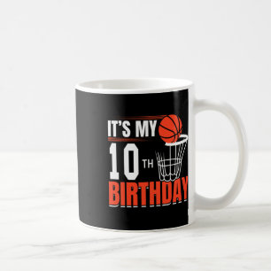 Caneca De Café Bysketbyll - É o meu aniversário de 10 anos