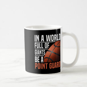 Caneca De Café Bysketbyll Player Design Para Uma Guarda De Ponto 