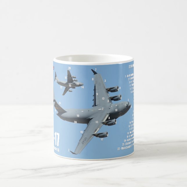 CANECA DE CAFÉ C-17 GLOBEMASTER III (Centro)