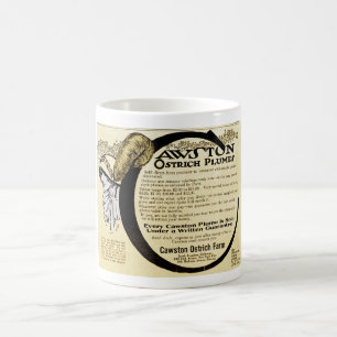 Caneca De Café c. 1912 AD PARA AS PLUMES OSTRICH NA CALIFÓRNIA