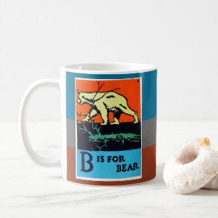 Caneca De Café C.B. Falls - B é para Urso
