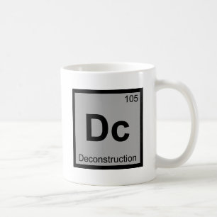 Caneca De Café C.C. - Mesa periódica da química da desconstruç