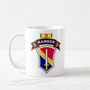 Caneca De Café C Co, 75th infantaria - guarda florestal - 1FFV,