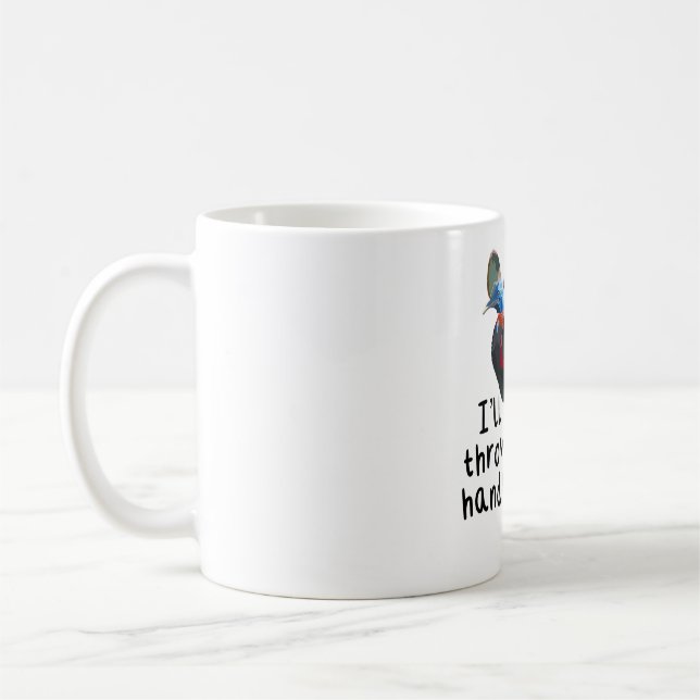 Caneca De Café C é para Cassowary (Esquerda)