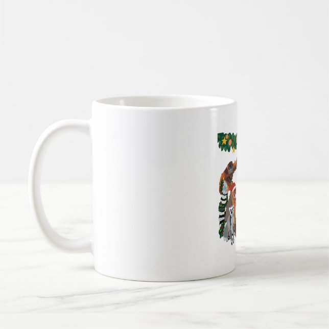 Caneca De Café C é para o Natal no Zoo (Esquerda)