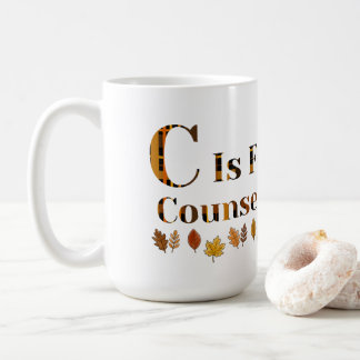 Caneca De Café C é para Orientador Escolar