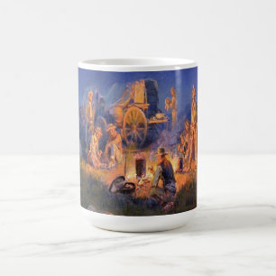Caneca De Café C M Russell Laugh Matares Longe Western