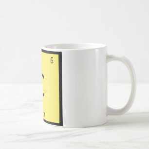 Caneca De Café C - Milho Química de Vegetais Símbolo da Tabela Pe