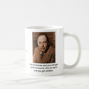 Caneca De Café C.S. Lewis: Vise o céu