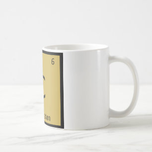 Caneca De Café C - Tabela Periódica da Química Animação Claymatio