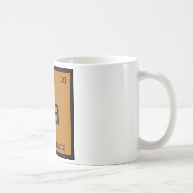 Caneca De Café Ca - Mesa periódica da química de Piccata da (Direita)