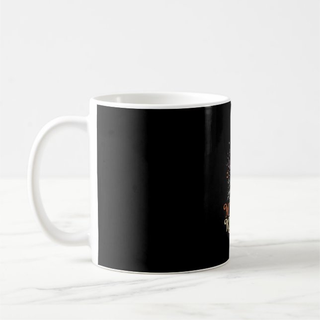 Caneca De Café Cabana de Bruxa ao Luar de Halloween (Esquerda)