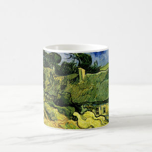 Caneca De Café Cabanas de Colmo, Cordeville por Vincent van Gogh