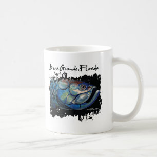 Caneca De Café Cabeça azul grandioso do tarpão de GCG Boca