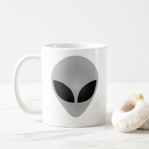 Caneca De Café Cabeça de alienígena
