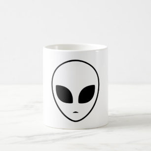 Caneca De Café Cabeça De alienígena Da Área Espacial Dos Alien