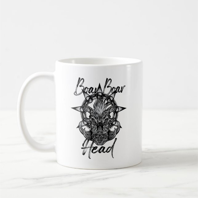 Caneca De Café Cabeça de Boar (Esquerda)
