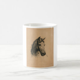 Caneca De Café Cabeça de Cavalo (por Heywood Hardy)
