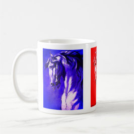 Caneca De Café Cabeça de Cavalos