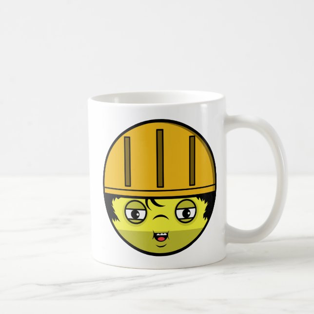 Caneca De Café Cabeça De Construção (Direita)