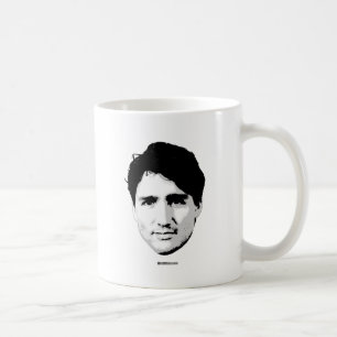 Caneca De Café Cabeça de Justin Trudeau do primeiro ministro -