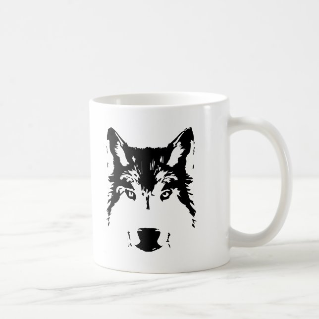 Caneca De Café Cabeça de lobo (Direita)