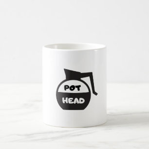 Caneca De Café Cabeça de Pote de café