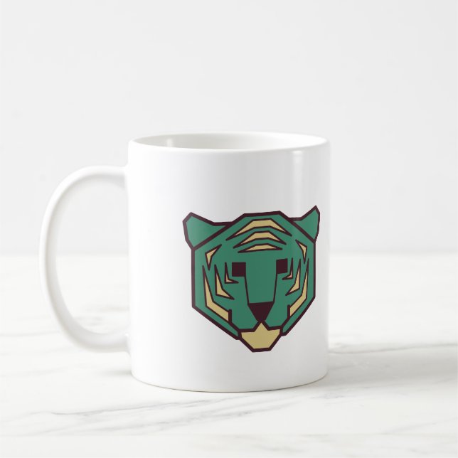 Caneca De Café Cabeça de Tigre Azul (Esquerda)