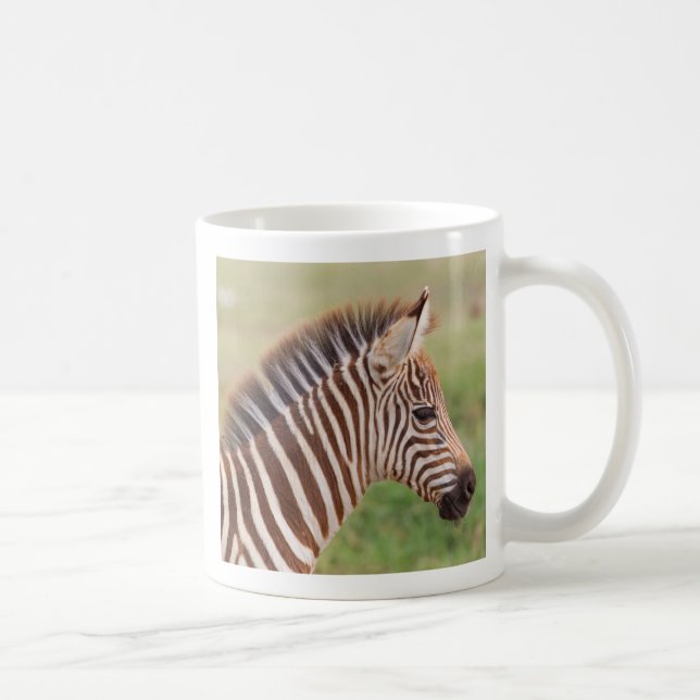 Caneca De Café Cabeça de zebra bebê, Tanzânia (Direita)
