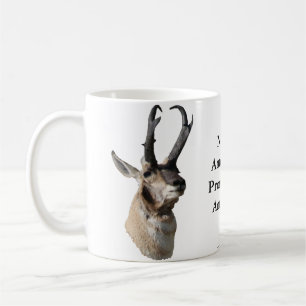 Caneca De Café Cabeça do antílope de A18 Pronghorn