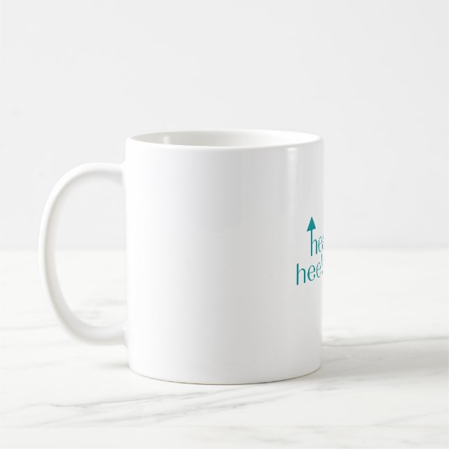 Caneca De Café cabeça para cima salta para baixo ditado equestre (Esquerda)