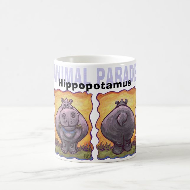 Caneca De Café Cabeças e Caudas de Hipopótamo (Centro)