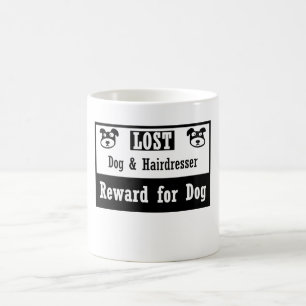 Caneca De Café Cabeleireiro perdido do cão